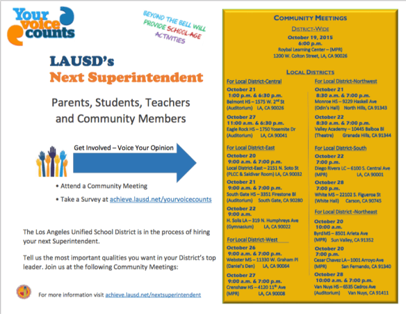 LASupt Community Meetings